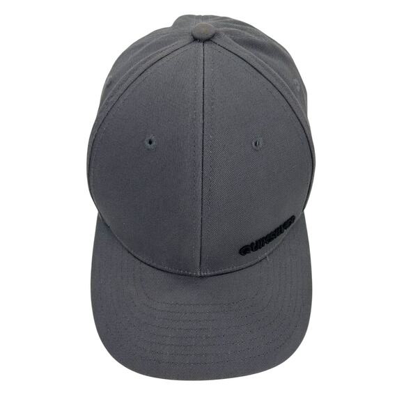 Men's Quicksilver Snapback Cap Hat Gray Quicksilver Logo - Picture 5 of 8